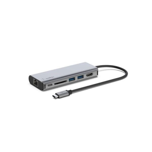 AVC008BTSGY Belkin CONNECT USB-C 6-in-1 Multiport Adapter Docking station USB-C HDMI GigE