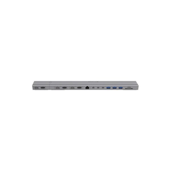 HD156 HyperDrive docking station USB-C 3.2 Gen 1 x 2 3 x HDMI, 3 x DP GigE
