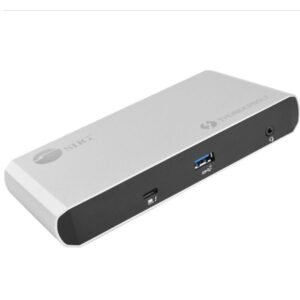 JU-DK0C11-S1 SIIG Thunderbolt 3 Dual DP 4K Video Docking Station with PD