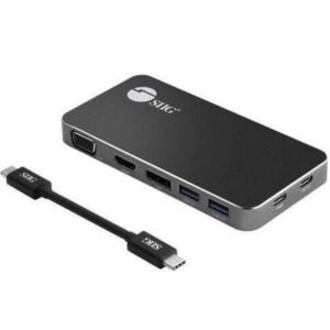 JU-DK0D11-S1 SIIG USB-C MST Video Travel Docking with PD