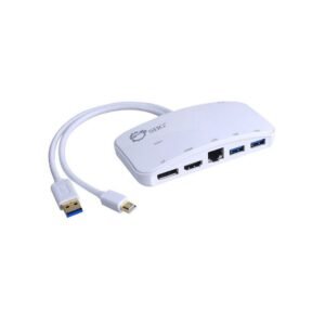 JU-H30212-S1 SIIG Mini-DP Video Dock with USB 3.0 LAN Hub