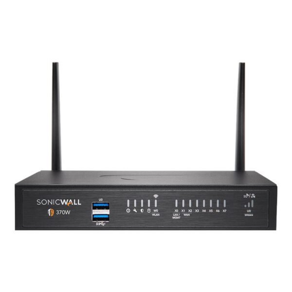 02-SSC-6833 SonicWall TZ370W Essential Edition - Wi-Fi 5 Security Appliance