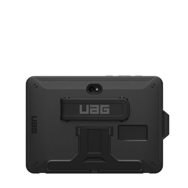 224451B14040 UAG Case for Samsung Tab Active4 Pro & Active5 Pro - Black with Kickstand & Hand Strap