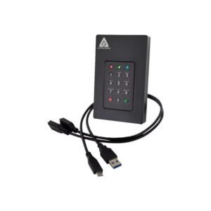 AFL3-500 Apricorn Aegis Fortress L3 - 500GB USB 3.1 Hard Drive - TAA Compliant