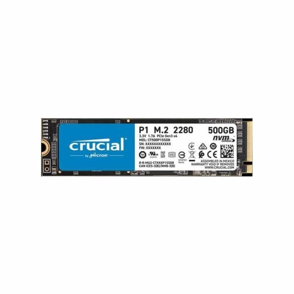 CT500P1SSD8 Crucial P1 500GB NVMe PCIe M.2 SSD