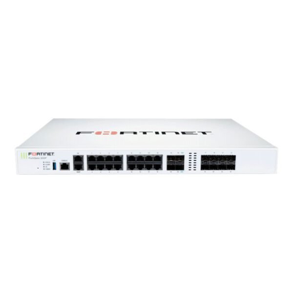 FG-200F-BDL-809-36 Fortinet FortiGate 200F Security Appliance with 3 Years FortiCare and FortiGuard Services