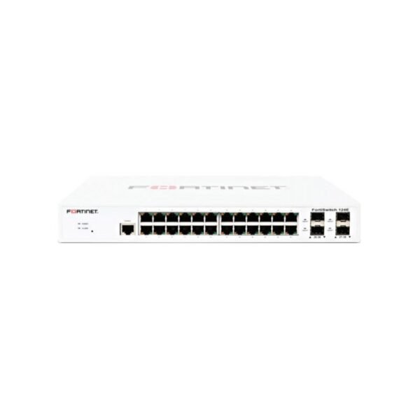 FS-124E-POE Fortinet FortiSwitch 124E-PoE Gigabit Switch