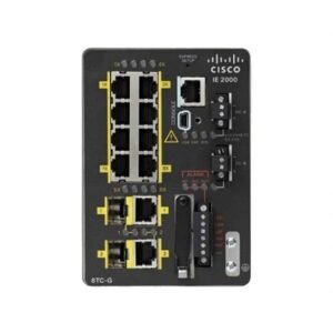 IE-2000-8TC-G-L Cisco Industrial Ethernet 2000 Switch with 8 Ethernet and 2 SFP Ports