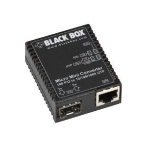 LMC400A Black Box Micro Mini Media Converter - TAA Compliant Fiber Converter for LAN and GigE