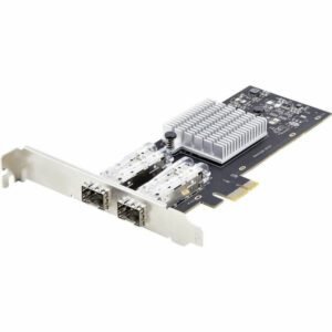 P021GI-NETWORK-CARD StarTech.com 2-Port Gigabit SFP Network Card, PCIe 2.0, Intel I350-AM2, 1000BASE Copper/Fiber Optic