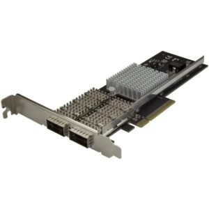 PEX40GQSFDPI StarTech.com Dual Port 40G QSFP+ Network Card - Intel XL710 PCIe 40G Fiber Ethernet Adapter
