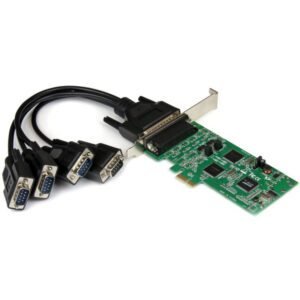 PEX4S232485 StarTech.com 4-Port PCIe Serial Combo Card with Breakout Cable - 2 x RS232, 2 x RS422/RS485 - TAA