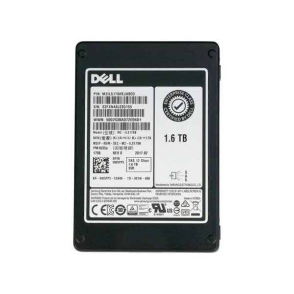 60W5J-RF Dell 1.6TB 2.5-inch SAS SSD Drive
