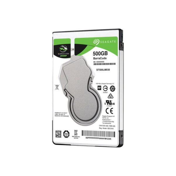 ST500LM030 Seagate Guardian BarraCuda 500GB Hard Drive - SATA 6Gb/s