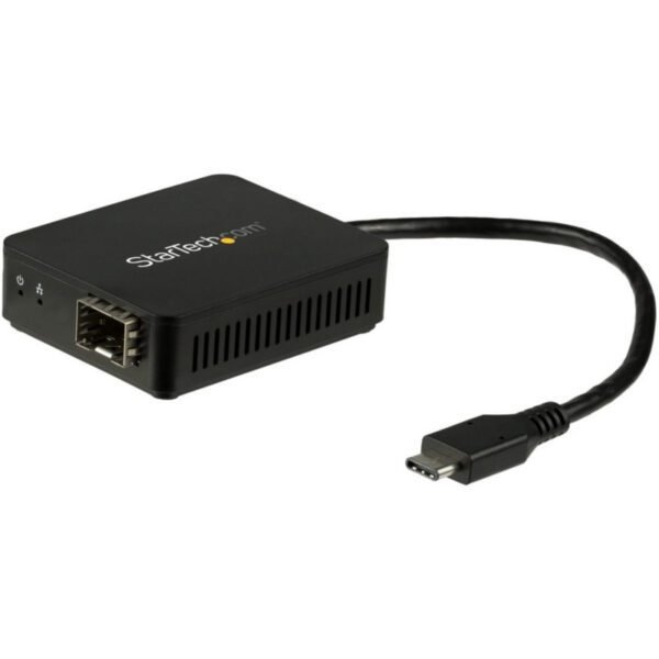 US1GC30SFP StarTech.com USB-C Gigabit Fiber Adapter, Open SFP Network Converter
