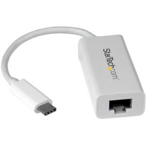 US1GC30W StarTech.com USB-C Gigabit Ethernet Adapter - 10/100/1000 Mbps NIC