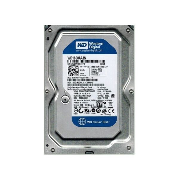 WD1600AAJS Western Digital Caviar Blue 160GB SATA Internal Hard Drive