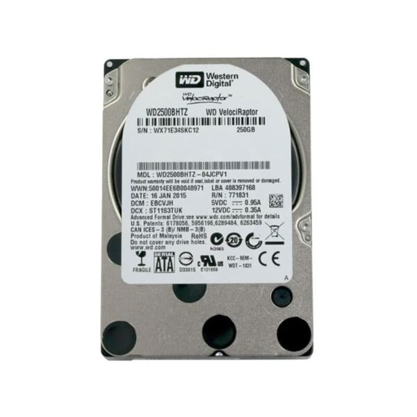 WD2500BHTZ Western Digital VelociRaptor 250GB 2.5" SATA HDD