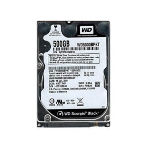 WD5000BPKT Western Digital 500GB 2.5" Hard Drive with 16MB Buffer