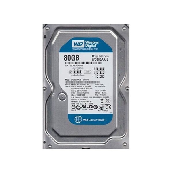 WD800AAJB Western Digital Caviar Blue 80GB IDE Hard Drive