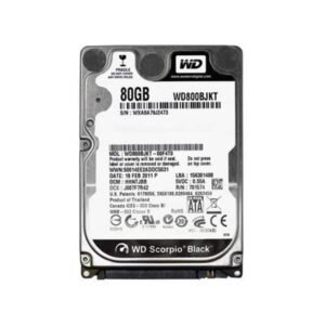 WD800BJKT Western Digital Scorpio Black 80GB SATA-II Hard Drive