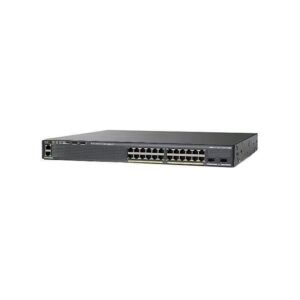 WS-C2960X-24PD-L, Cisco Catalyst 2960-X 24 Port PoE Switch with 370W Power