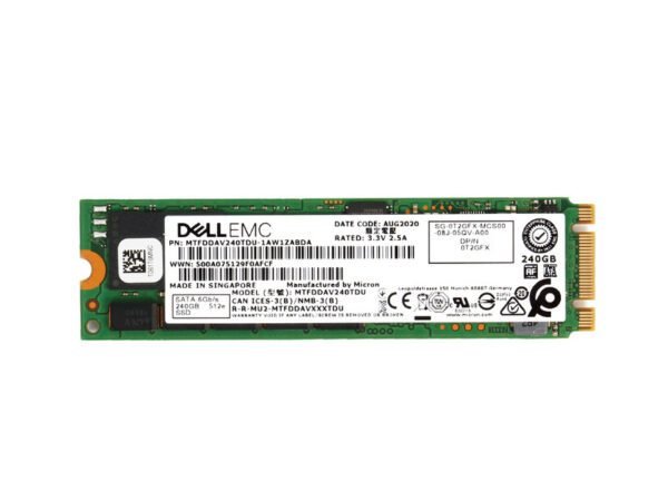 T2GFX Dell 240GB M.2 SSD SATA 6Gb/s for BOSS Card