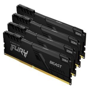KF436C18BBK4/64 Kingston FURY Beast 64GB 288pin DIMM DDR4 3600MHz Black Memory