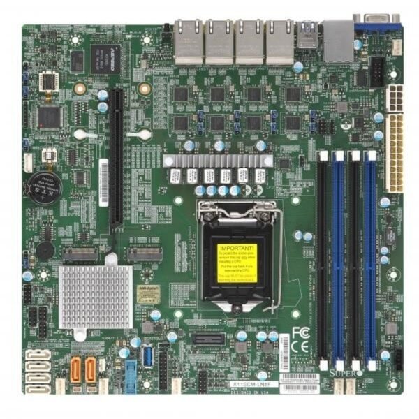 MBD-X11SCM-LN8F-O Supermicro X11SCM-LN8F Server Motherboard - Intel C246 Chipset for Socket H4 LGA-1151 - Micro ATX