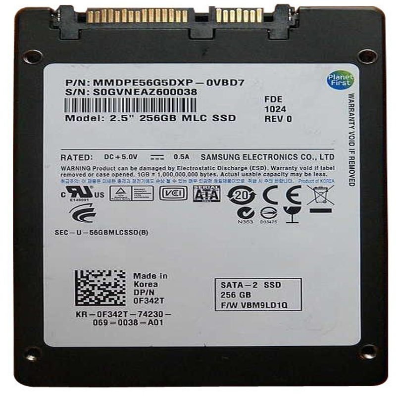 F342T-RF Dell 256GB SATA 3Gbps 2.5-inch Internal SSD