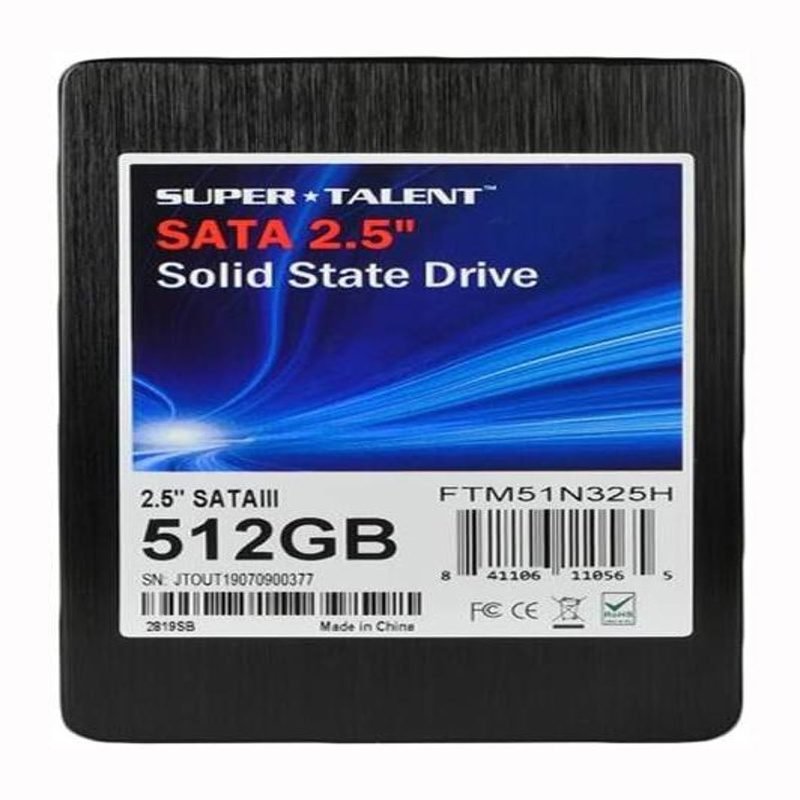 FTM51N325H Super Talent TeraNova DX 512GB SSD - 2.5" SATA III Internal Drive
